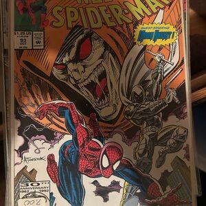 Marvel Spider-Man Comic with Red and Blue Cover